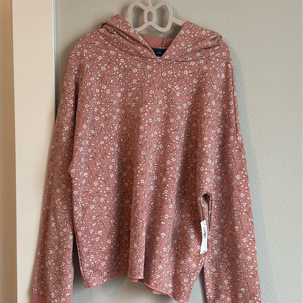 Old Navy girls floral hoodie